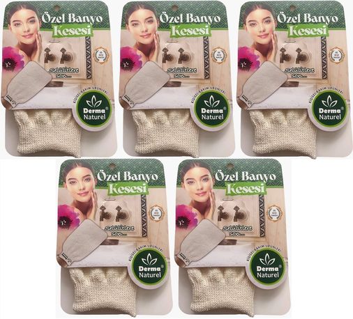 Özel Banyo Kesesi MS-07 (5 Li Set)