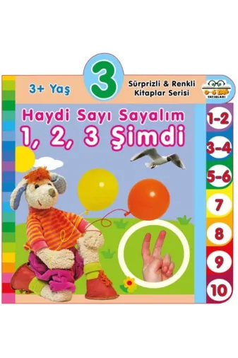 0-6 Yaş Yayınları SDKT-9786053034438 Haydi Sayı Sayalım 123 Şimdi 3Yaş