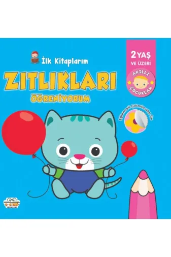 0-6 Yaş Yayınları SDKT-9786258179910 İlk Kitaplarımzıtlıkları Öğreniyorum 06 Yaş Yayınları