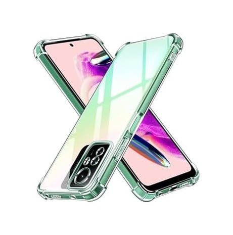 000-art 57855210123706280184975 Xiaomi Redmi Note 12S Kapak Kamera Korumalı Airbag Antishock Köşe Korumalı Şeffaf Silikon Kılıf 50 X 22