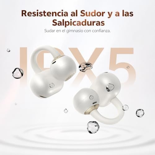 000-art 57855210134159680184975 Qcy Crossky C50 Kulakiçi Klipsli Açık Kulak Kablosuz Bluetooth 6.0 Kulaklık, 4 Mikrofonlu Kulaklık, 35H Çalma Süresi Kulak Manşeti, Koşu/incelik İçin Rahat, Ipx5 Su Geçirmez, Ultra Hafif 50 X 22