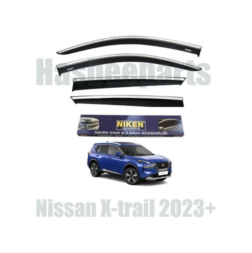 00047NS200201 Nissan Xtrail Kromlu Cam Rüzgarlığı Niken 2023+ Sonrası Uyumlu