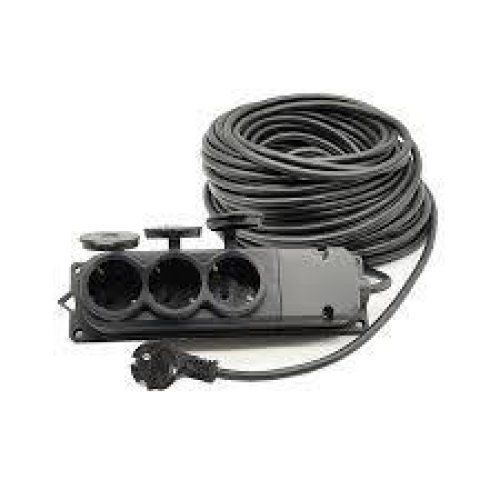01556 10 Metre Grup Prizli Uzatma 3X2,5 Kablo