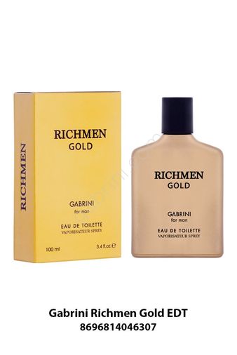 02091995 Gabrini Richmen Gold Edt For Man 100 Ml