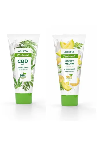 0401 ?roma Natural Kakao Yağı  75 Ml + Aroma Natural Honey Melon % 96 Bitkisel 75 Ml El Kremi