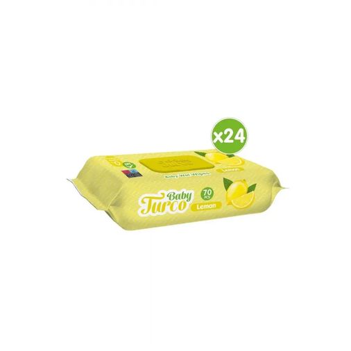 0582023 Baby Turco Limon Kokulu Islak Bebek Havlusu 24X70 Adet
