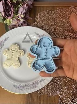 0lga Home 133249377 Gingerbread Kurabiye Adam & Kurabiye Kadın Kurabiye Kalıp Seti 2&apos Li