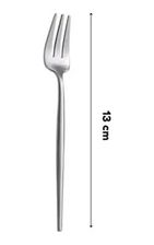 0neformehome 57855210131043780184975 Limon Ve Fondü Çatalı Seti, Gümüş Renk, 6 Parça, Çelik, 13 Cm, Açık Ceviz