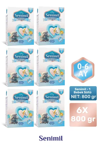 1 Bebek Sütü 800 Gr (0-6 Ay) 6 Li Avantaj Paketi