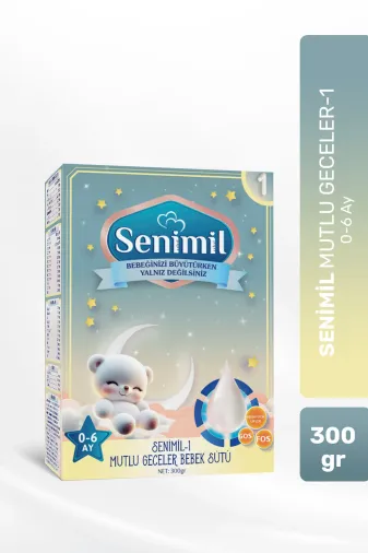 1 Mutlu Geceler Bebek Sütü 300 Gr (0-6 Ay)