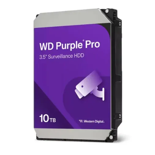 10 TB 3.5 PURPLE SATA3 7200RPM 256MB 7/24 GUVENLIK WD102PURP (3 YIL RESMI DIST GARANTILI)