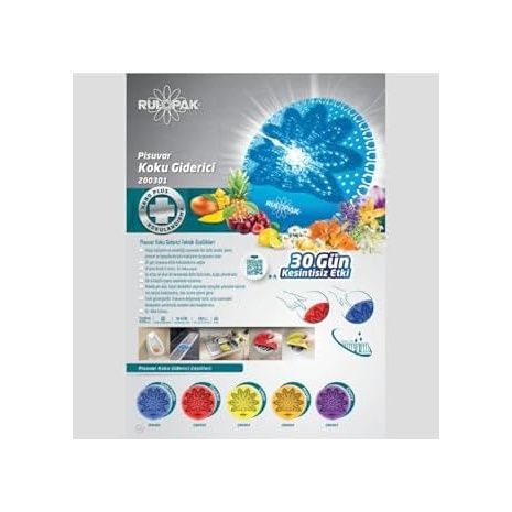 100 Bon 57855210124995380184975 Rulopak Pisuvar Süzgeci Koku Giderici 4&apos Lü Karma Paket 55Gr.büyük Boy Rulopak Logolu ,102 Abundance Prosperity