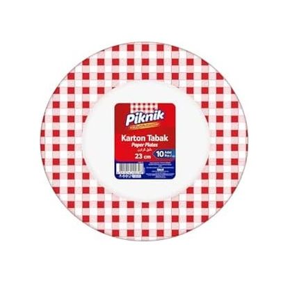 1000 Katalog 57855210122140380184975 Piknik Kullan-At Karton Tabak 21 Cm Büyük 10&apos Lu 1495 Açık