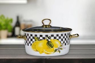 1000 Katalog 57855210126300580184975 Lemon Emaye Kızartma Tenceresi 22 Cm 12V