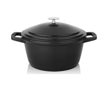 1000 Katalog 57855210128971580184975 Pro Cast Döküm Derin Tencere-20Cm-Siyah 12V