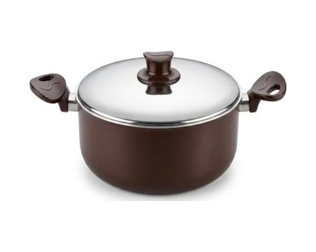 1000 Katalog 57855210128979980184975 Optimum Argos Plus 24 Cm Derin Tencere - Bakır Kırçıllı, Paslanmaz Çelik Kapaklı Yanmaz Yapışmaz Tencere 12V