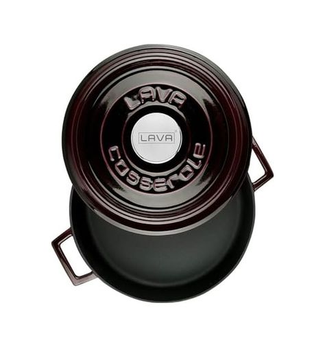 1000 Katalog 57855210129001880184975 Metal Premium Serisi - Döküm Çok Amaçlı Tencere, Yuvarlak, 24 Cm, Majolik Mor 12V