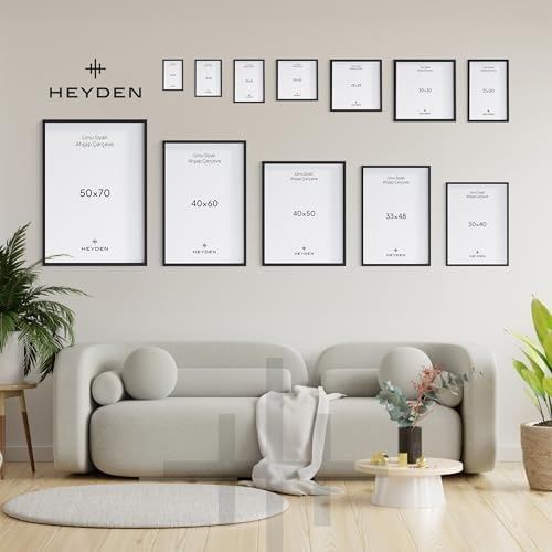 1001Hediye 131575767 Limu Ahşap Çerçeve Fotoğraf, Poster Ve Özel Anılar İçin Dekoratif Çerçeve Beyaz, 20X20