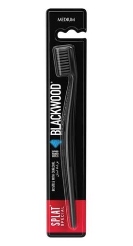 1001Hediye 57855210117679980184975 Splat Blackwood Diş Fırçası Medium Açık Ahşap