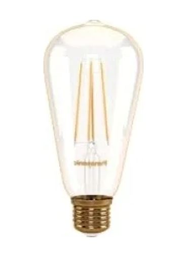 1001Hediye 57855210120809780184975 Dim Edilebilir E27 Filaman St64 Lamba 7W 630Lm 2000K Gold -