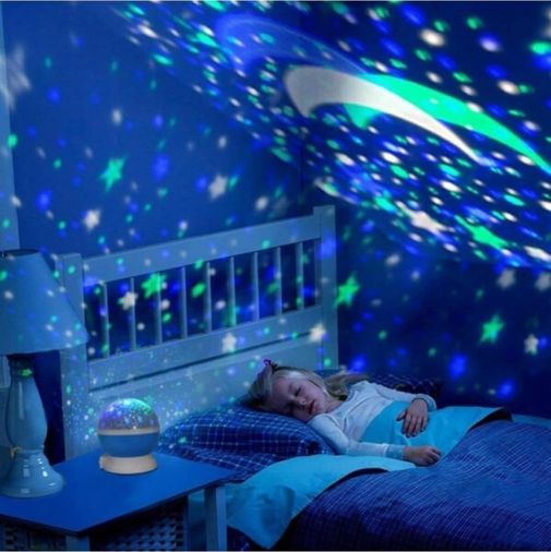 1001Hediye 57855210123927580184975 Dönen Star Master Renkli Yıldızlı Gökyüzü Projeksiyon Gece Lambası Diğer