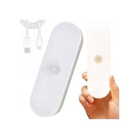 1001Hediye 57855210124606980184975 Neo Vista Usb Şarjlı Led Işık, Hareket Sensörlü, Beyaz Işık, Oda, Mutfak, Salon Ve Merdiven İçin Taşınabilir Lamba .