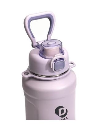 1001Hediye 57855210124980780184975 Daima Aqua Termos Mor 1000 Ml Açık Beyaz