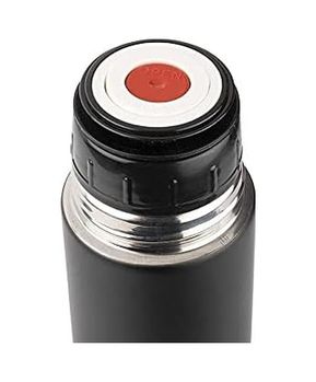 1001Hediye 57855210125531080184975 Tantitoni Siyah Paslanmaz Çelik Termos 500Ml Açık Beyaz