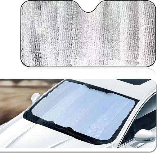 1001Hediye TRİTHLTXUCZOTOGÜNEŞLİK-7-BLNCCC Katlanabilir Araç Ön Cam Güneşlik Isı Ve Işık Önleyici Honda Civic Peugeot 3008 Volkswagen Passat Nissan Qashqai