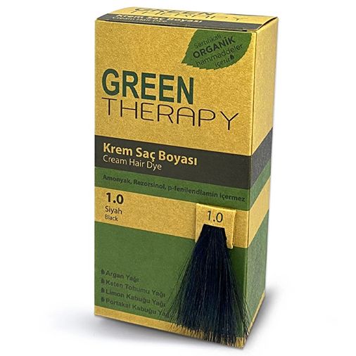 10069329 Green Therapy 1.0 Siyah Krem Saç Boyası