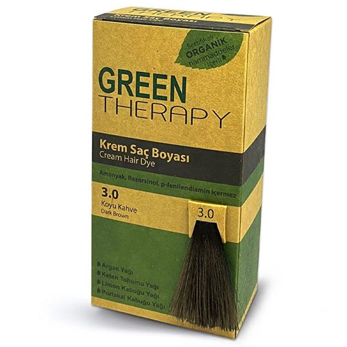 10069330 Green Therapy 3.0 Koyu Kahve Krem Saç Boyası
