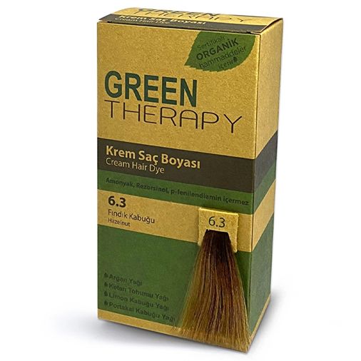 10069337 Green Therapy 6.3 Fındık Kabuğu Krem Saç Boyası