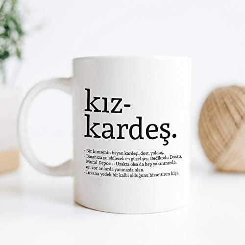 101 Copenhagen 57855210134383580184975 Kız Kardeş Kelime Anlamlı Baskılı Kupa Bardak Kahve Bardağı Kız Kardeşe Özel Tasarım Hediye 107226 Açık Ahşap