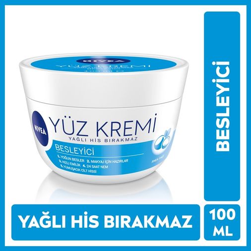 10145647 Nivea Besleyici Ve Nemlendirici 100 Ml Yüz Bakım Kremi
