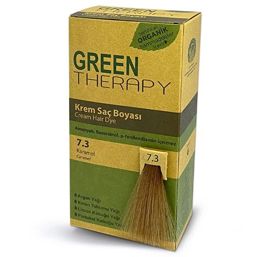 10167382 Green Therapy 7.3 Karamel Krem Saç Boyası