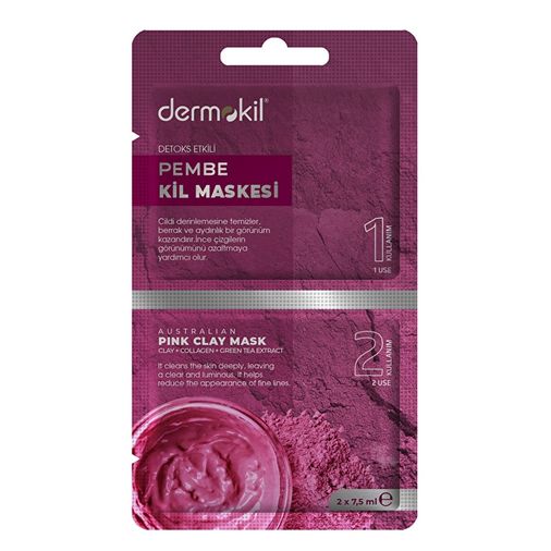 10199185 Dermokil 2X7.5 Ml Pembe Kil Maskesi
