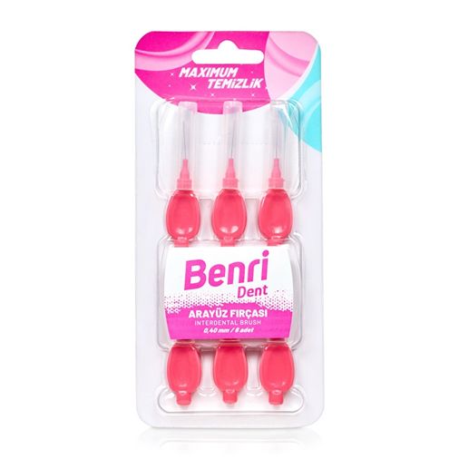 10200237 Benri Dent Pembe 0.40 Mm Arayüz Fırçası
