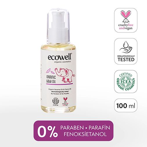 10201993 Ecowell Organic 100 Ml Bebek Yağı