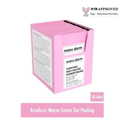 10203199 Maruderm Arındırıcı Toz Peeling 2 Gr X 30 Adet