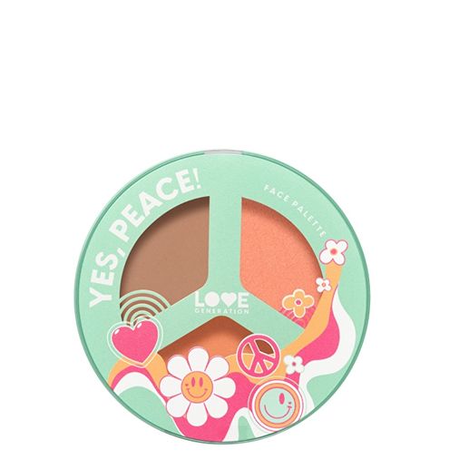 10209271 Love Generation Face Palette Yes, Peace! 01 Beach Bebe Multi Use Face Palette