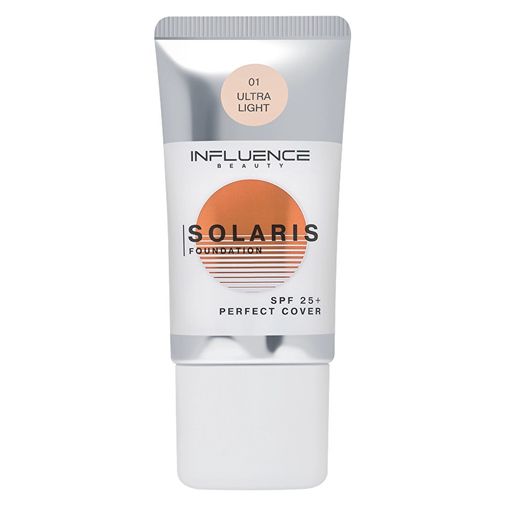 10209640 Influence Beauty Fondöten Spf 25 Solaris 01 Light Protective Foundation With Sun Protection Factor 25