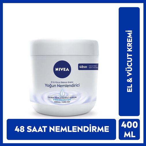 10677755 Nivea 400 Ml Yoğun Nemlendirici Normal Ve Kuru Ciltler İçin El Ve Vücut Bakım Kremi