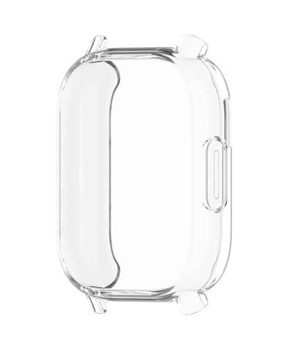 10LİNE AKSESUAR 131617460 Xıaomı Redmi Watch 5 Lite İle Uyumlu Tam Kapatan Çerceve Önü Kapalı Tasarım Silikon Kılıf Çerçeve Darbe Ve Çiziklere Karşı Koruma Şeffaf -