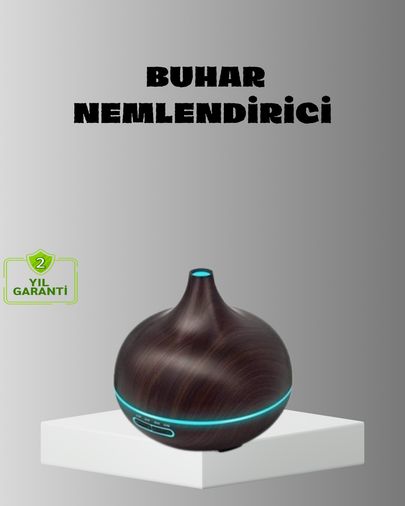 111641570 Aromaterapi Difüzörü 550 Ml Ultrasonik Nemlendirici Otomatik Kapanma Özellikli Diğer