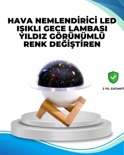 111641619 Usb Bağlantılı Projektör Işıklı Taşınabilir Mini Hava Nemlendirici Ve Aroma Difüzörü Diğer