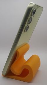 12 Hertz 57855210132550980184975 Fandora Dekoratif Dalgalı Telefon Ve Tablet Standı - 11 İnç Uyumlu Masaüstü Tutucu - İphone, İpad, İçin Üniversal Hafif Ofis Aksesuarı - Modern Ve Şık Kıvrımlı Tasarım Telefon Dayama Aparatı