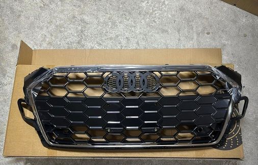 121972762 Dmb Audi A5 S5 Ön Panjur Siyah Izgara Gri Çerçeve 2021 Uyumlu