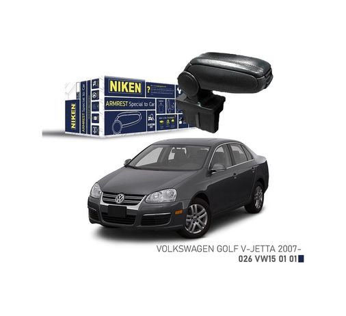 122182130 Niken Vw Golf 5 - Jetta Kol Dayama Kolçak Siyah 2007+ Sonrası