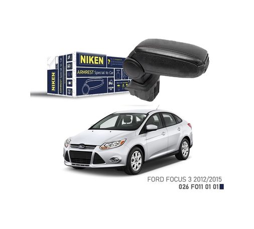 122186488 Niken Ford Focus 3 Kol Dayama Kolçak Siyah 2012-2015 Arası Uyumlu