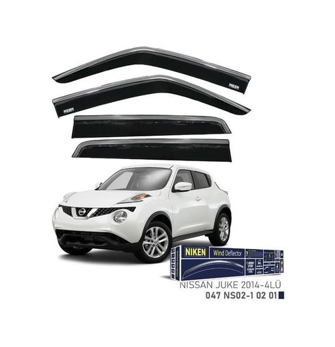 122396421 Niken Nissan Juke Cam Rüzgarlığı Kromlu 4&apos Lü 2014+ Sonrası